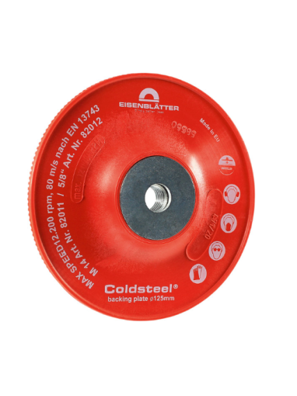 EISENBLATER Coldsteel fibro diskų laikiklis 125mm EISENBLATER Coldsteel fibro diskų laikiklis 125mm