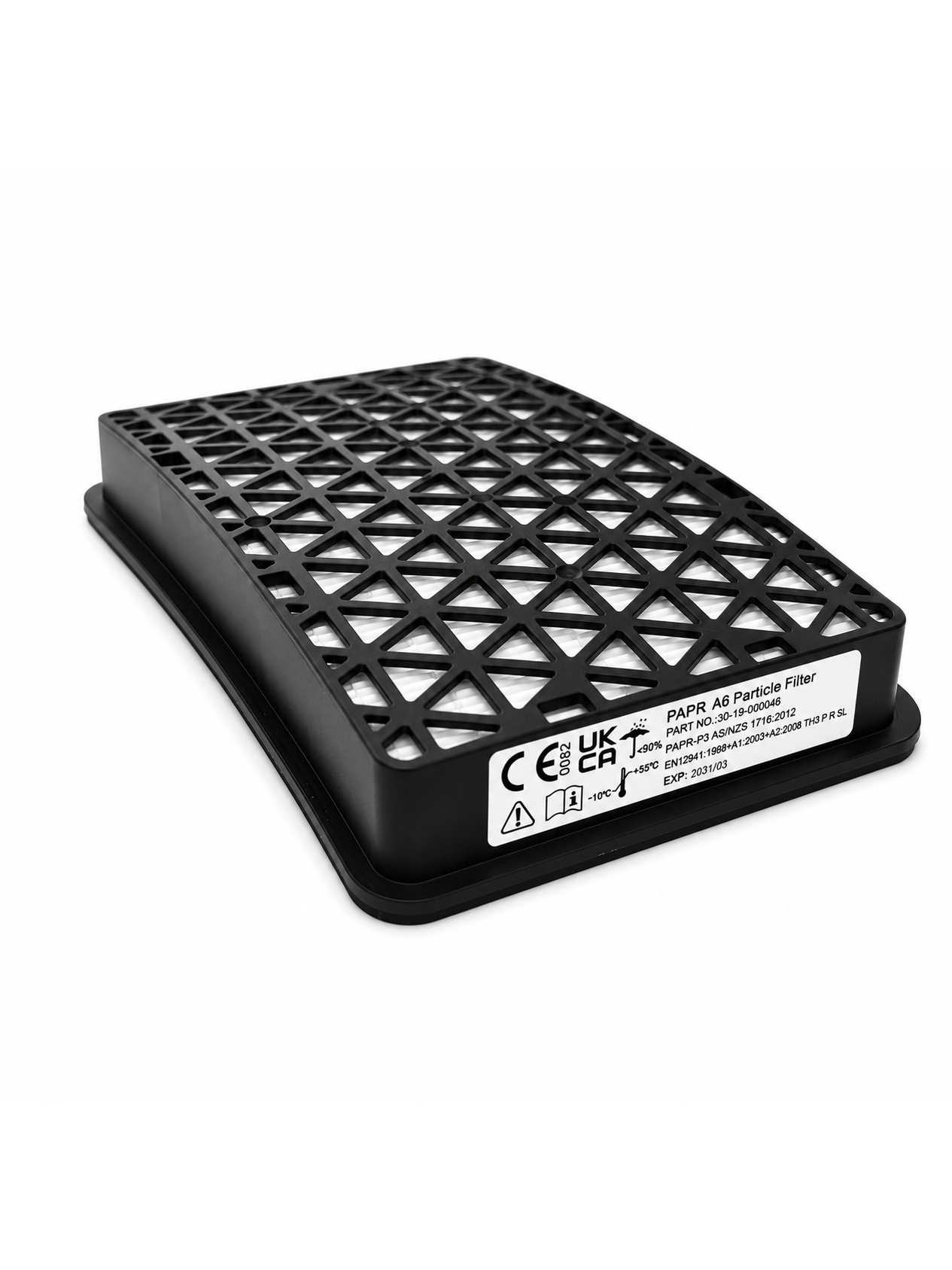 GrindMax šlifavimo skydelis su oro srauto sistema PAPR 8