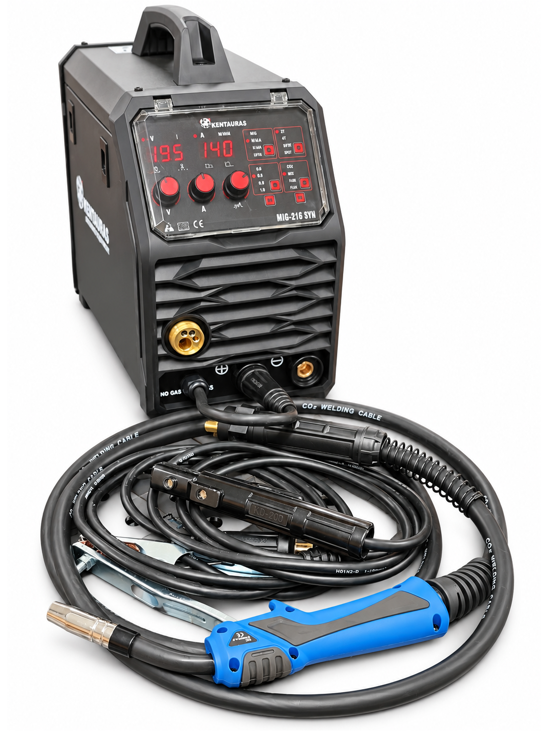 Kentauras MIG 210-SYN – 3 IN 1 Inverterinis Suvirinimo Aparatas , 200 A 8 Kentauras MIG 210-SYN – 3 IN 1 Inverterinis Suvirinimo Aparatas , 200 A 8
