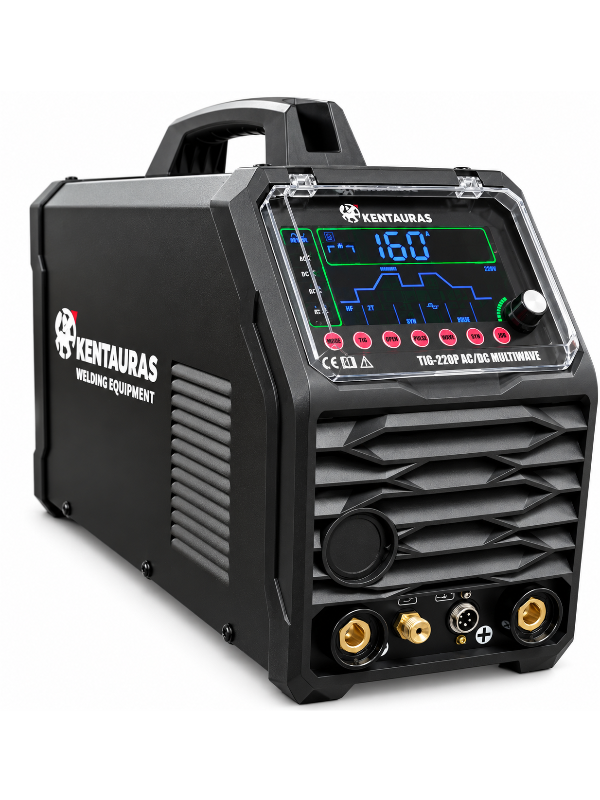 KENTAURAS TIG-220P AC/DC MULTIWAVE – profesionalus 220 A AC/DC TIG/MMA suvirinimo aparatas 4