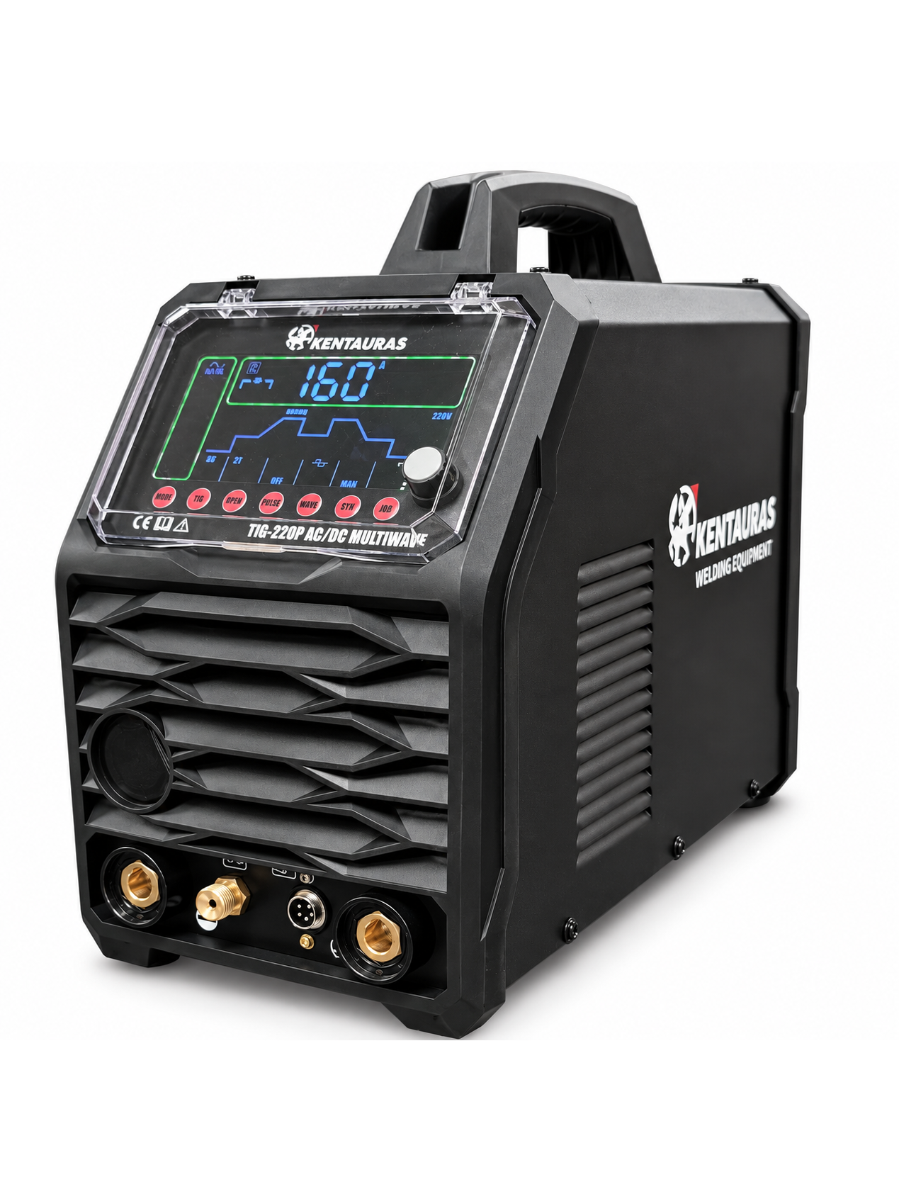 KENTAURAS TIG-220P AC/DC MULTIWAVE – profesionalus 220 A AC/DC TIG/MMA suvirinimo aparatas 1