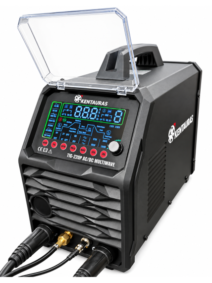 KENTAURAS TIG-220P AC/DC MULTIWAVE – profesionalus 220 A AC/DC TIG/MMA suvirinimo aparatas