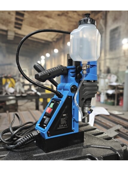 Magnetinės gręžimo staklės MSW Motor 1600W + Gręžimo karūnų rinkinys ECEF Weldon 4