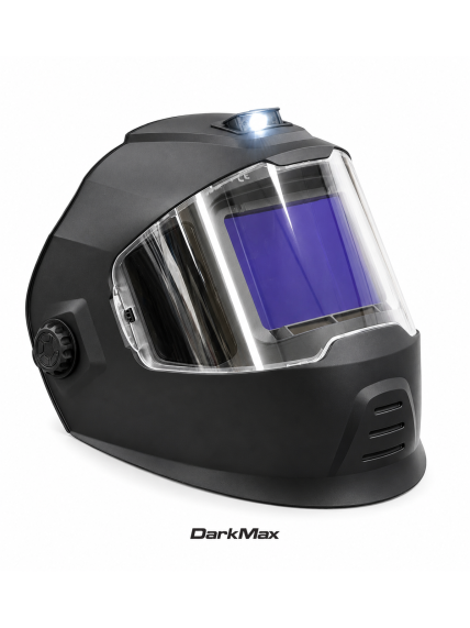 Suvirintojo skydelis DarkMax su automatiniu filtru X2 - LED pašvietimas 1 Suvirintojo skydelis DarkMax su automatiniu filtru X2 - LED pašvietimas 1