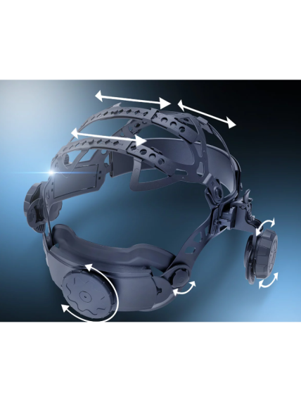 Suvirintojo skydelis DarkMax su automatiniu filtru X2 - LED pašvietimas 4