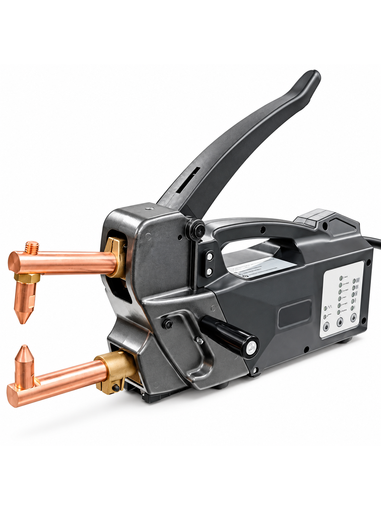 Taškinis pulsinis suvirinimo aparatas dvipusiam lakštinio metalo suvirinimui 220V DN-120T Taškinis pulsinis suvirinimo aparatas dvipusiam lakštinio metalo suvirinimui 220V DN-120T